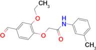 2-(2-ethoxy-4-formylphenoxy)-N-(3-methylphenyl)acetamide