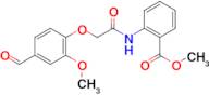 methyl 2-{[(4-formyl-2-methoxyphenoxy)acetyl]amino}benzoate