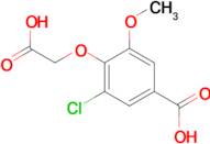 4-(carboxymethoxy)-3-chloro-5-methoxybenzoic acid