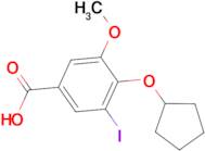 4-(cyclopentyloxy)-3-iodo-5-methoxybenzoic acid