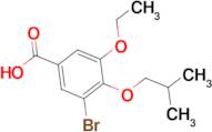 3-bromo-5-ethoxy-4-isobutoxybenzoic acid