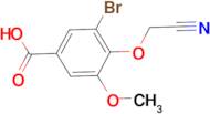 3-bromo-4-(cyanomethoxy)-5-methoxybenzoic acid