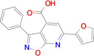 6-(2-furyl)-3-phenylisoxazolo[5,4-b]pyridine-4-carboxylic acid