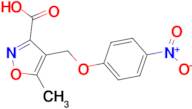 5-methyl-4-[(4-nitrophenoxy)methyl]isoxazole-3-carboxylic acid