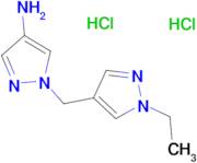 1-[(1-ethyl-1H-pyrazol-4-yl)methyl]-1H-pyrazol-4-amine