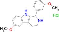 6-methoxy-1-(3-methoxyphenyl)-2,3,4,9-tetrahydro-1H-beta-carboline