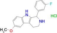 1-(3-fluorophenyl)-6-methoxy-2,3,4,9-tetrahydro-1H-beta-carboline