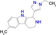 1-(1-ethyl-1H-pyrazol-4-yl)-6-methyl-2,3,4,9-tetrahydro-1H-beta-carboline