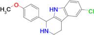 6-chloro-1-(4-methoxyphenyl)-2,3,4,9-tetrahydro-1H-β-carboline