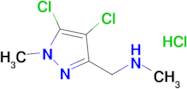 N-[(4,5-dichloro-1-methyl-1H-pyrazol-3-yl)methyl]-N-methylamine