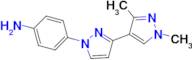 4-(1',3'-dimethyl-1H,1'H-3,4'-bipyrazol-1-yl)aniline