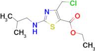 ethyl 4-(chloromethyl)-2-(isobutylamino)-1,3-thiazole-5-carboxylate