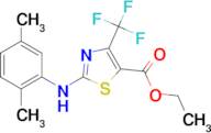 ethyl 2-[(2,5-dimethylphenyl)amino]-4-(trifluoromethyl)-1,3-thiazole-5-carboxylate