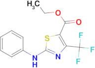 ethyl 2-anilino-4-(trifluoromethyl)-1,3-thiazole-5-carboxylate