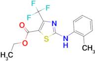 ethyl 2-[(2-methylphenyl)amino]-4-(trifluoromethyl)-1,3-thiazole-5-carboxylate