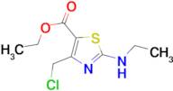 ethyl 4-(chloromethyl)-2-(ethylamino)-1,3-thiazole-5-carboxylate