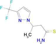 3-[3-(trifluoromethyl)-1H-pyrazol-1-yl]butanethioamide