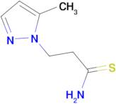 3-(5-methyl-1H-pyrazol-1-yl)propanethioamide