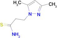 3-(3,5-dimethyl-1H-pyrazol-1-yl)propanethioamide