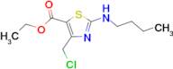 ethyl 2-(butylamino)-4-(chloromethyl)-1,3-thiazole-5-carboxylate