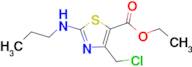 ethyl 4-(chloromethyl)-2-(propylamino)-1,3-thiazole-5-carboxylate