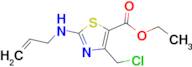 ethyl 2-(allylamino)-4-(chloromethyl)-1,3-thiazole-5-carboxylate