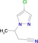 3-(4-chloro-1H-pyrazol-1-yl)butanenitrile