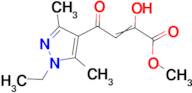 methyl 4-(1-ethyl-3,5-dimethyl-1H-pyrazol-4-yl)-2,4-dioxobutanoate