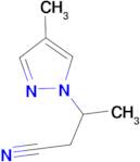3-(4-methyl-1H-pyrazol-1-yl)butanenitrile