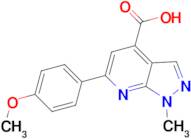 6-(4-methoxyphenyl)-1-methyl-1H-pyrazolo[3,4-b]pyridine-4-carboxylic acid