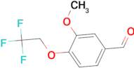 3-methoxy-4-(2,2,2-trifluoroethoxy)benzaldehyde