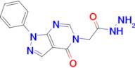 2-(4-oxo-1-phenyl-1,4-dihydro-5H-pyrazolo[3,4-d]pyrimidin-5-yl)acetohydrazide