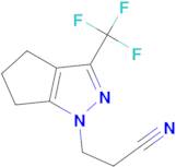 3-[3-(trifluoromethyl)-5,6-dihydrocyclopenta[c]pyrazol-1(4H)-yl]propanenitrile