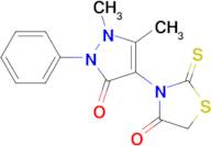 3-(1,5-dimethyl-3-oxo-2-phenyl-2,3-dihydro-1H-pyrazol-4-yl)-2-thioxo-1,3-thiazolidin-4-one