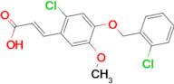 (2E)-3-{2-chloro-4-[(2-chlorobenzyl)oxy]-5-methoxyphenyl}acrylic acid