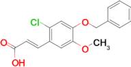 (2E)-3-[4-(benzyloxy)-2-chloro-5-methoxyphenyl]acrylic acid