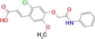(2E)-3-[4-(2-anilino-2-oxoethoxy)-2-chloro-5-methoxyphenyl]acrylic acid
