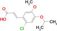 (2E)-3-(2-chloro-4-isopropoxy-5-methoxyphenyl)acrylic acid