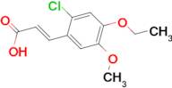 (2E)-3-(2-chloro-4-ethoxy-5-methoxyphenyl)acrylic acid