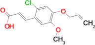 (2E)-3-[4-(allyloxy)-2-chloro-5-methoxyphenyl]acrylic acid