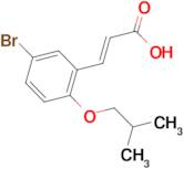 (2E)-3-(5-bromo-2-isobutoxyphenyl)acrylic acid