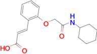 (2E)-3-{2-[2-(cyclohexylamino)-2-oxoethoxy]phenyl}acrylic acid
