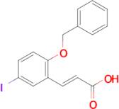 (2E)-3-[2-(benzyloxy)-5-iodophenyl]acrylic acid