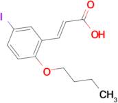(2E)-3-(2-butoxy-5-iodophenyl)acrylic acid