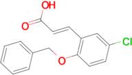(2E)-3-[2-(benzyloxy)-5-chlorophenyl]acrylic acid