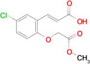 (2E)-3-[5-chloro-2-(2-methoxy-2-oxoethoxy)phenyl]acrylic acid