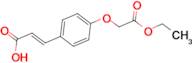 (2E)-3-[4-(2-ethoxy-2-oxoethoxy)phenyl]acrylic acid