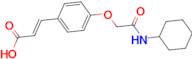 (2E)-3-{4-[2-(cyclohexylamino)-2-oxoethoxy]phenyl}acrylic acid