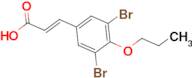 (2E)-3-(3,5-dibromo-4-propoxyphenyl)acrylic acid