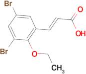 (2E)-3-(3,5-dibromo-2-ethoxyphenyl)acrylic acid